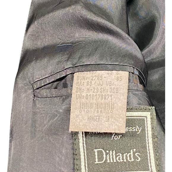 Ralph Lauren Black Pinstriped Men's Blazer, 39S - Picture 6 of 11